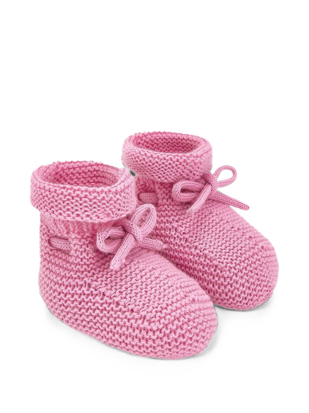 Scarpina fucsia in maglia con fiocco regolabile 01822507 37H82 PAZ RODRIGUEZ KIDS