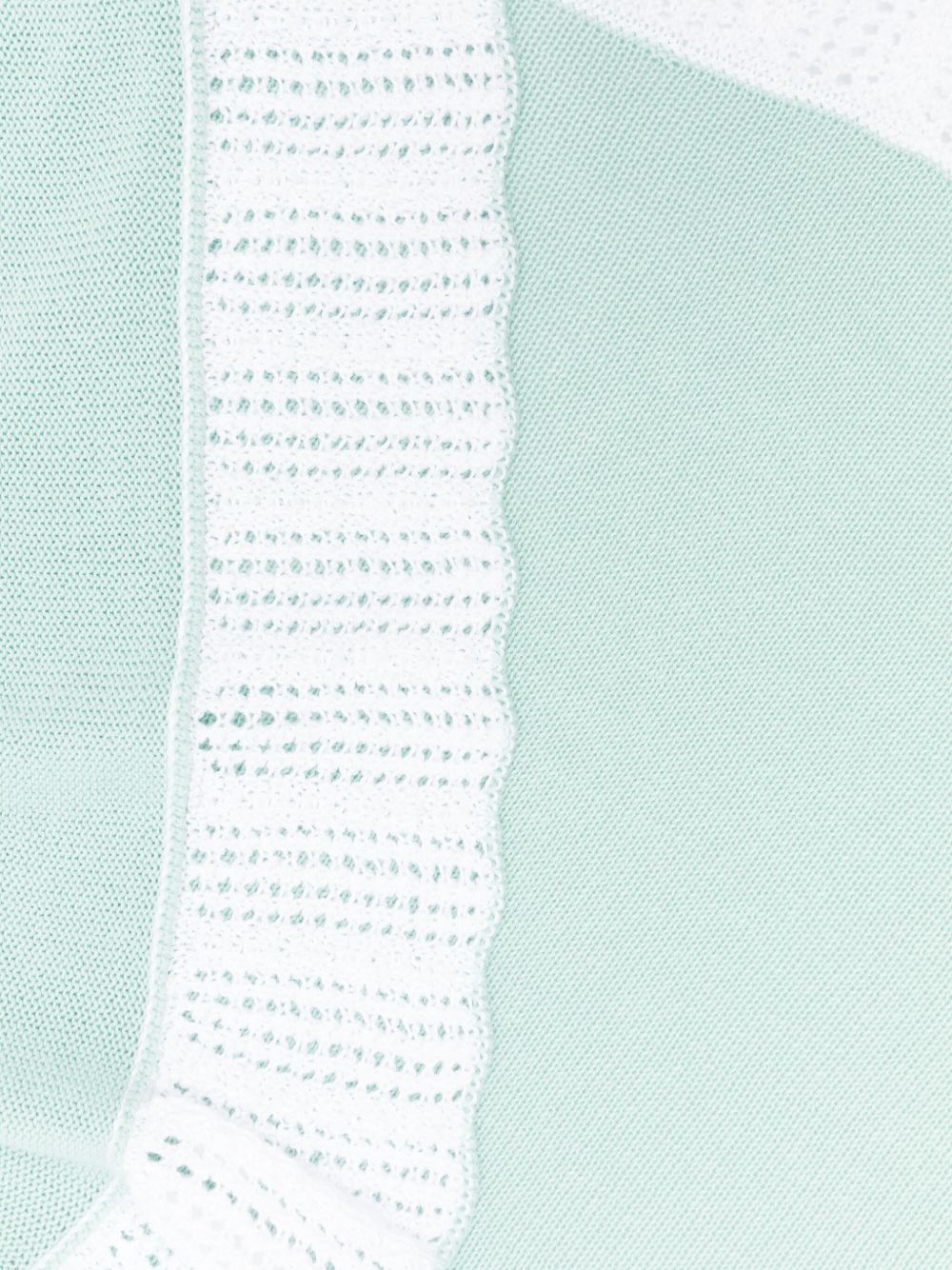 Coperta verde acqua con orli ricamati 029122538 1301H82 PAZ RODRIGUEZ KIDS
