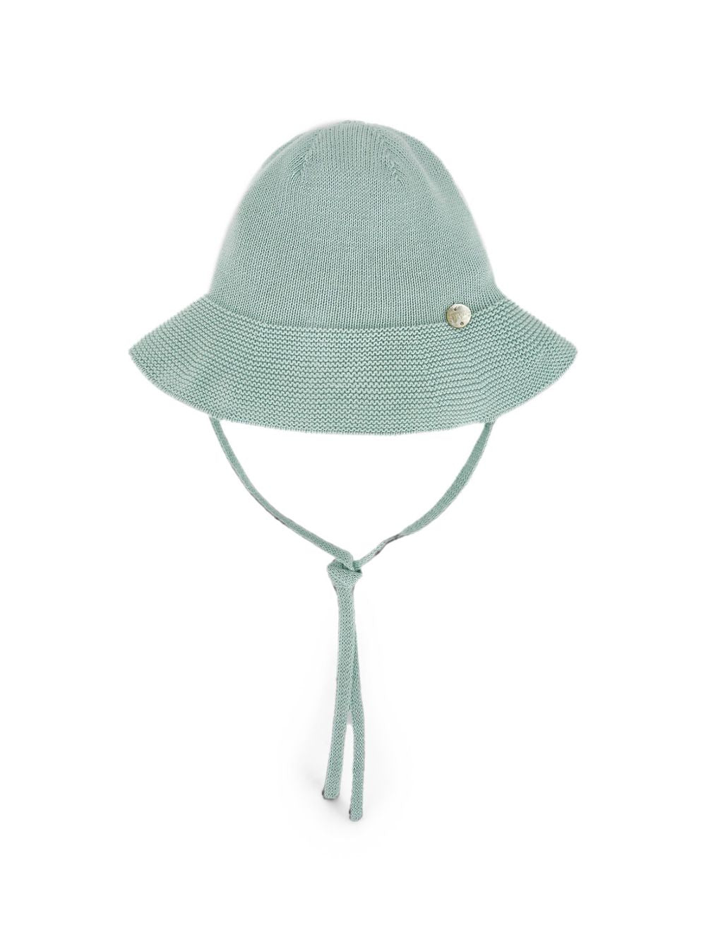 Cappello a pescatore in maglia verde acqua 040121474 13H82 PAZ RODRIGUEZ KIDS