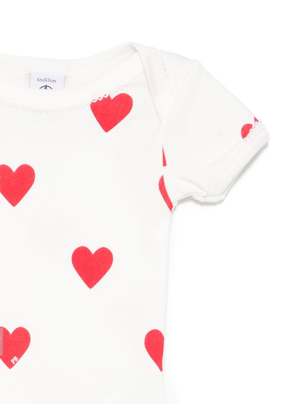 Set body fanatasia cuori (3pz) A00BB 00 PETIT BATEAU KIDS