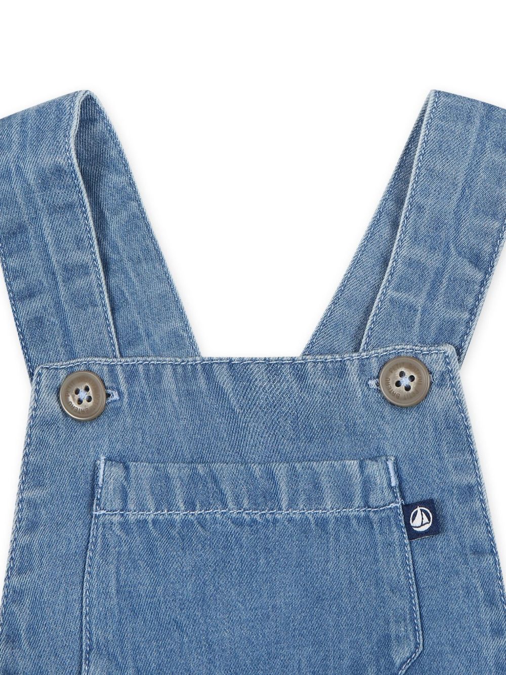 Salopette denim neonato A09JP 01 PETIT BATEAU KIDS