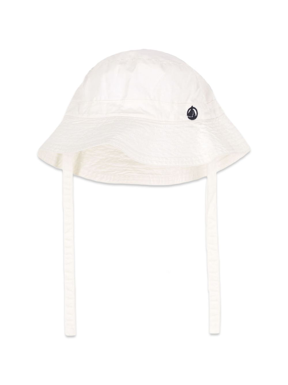 Cappello pescatore bianco con lacci A0AU4 02 PETIT BATEAU KIDS