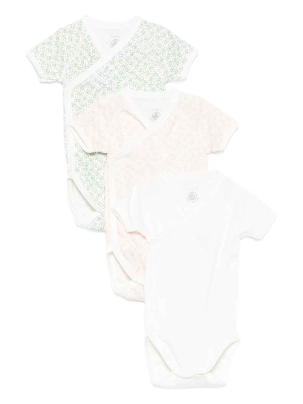 Set body multicolor neonato (3pz) A0CB9 00 PETIT BATEAU KIDS