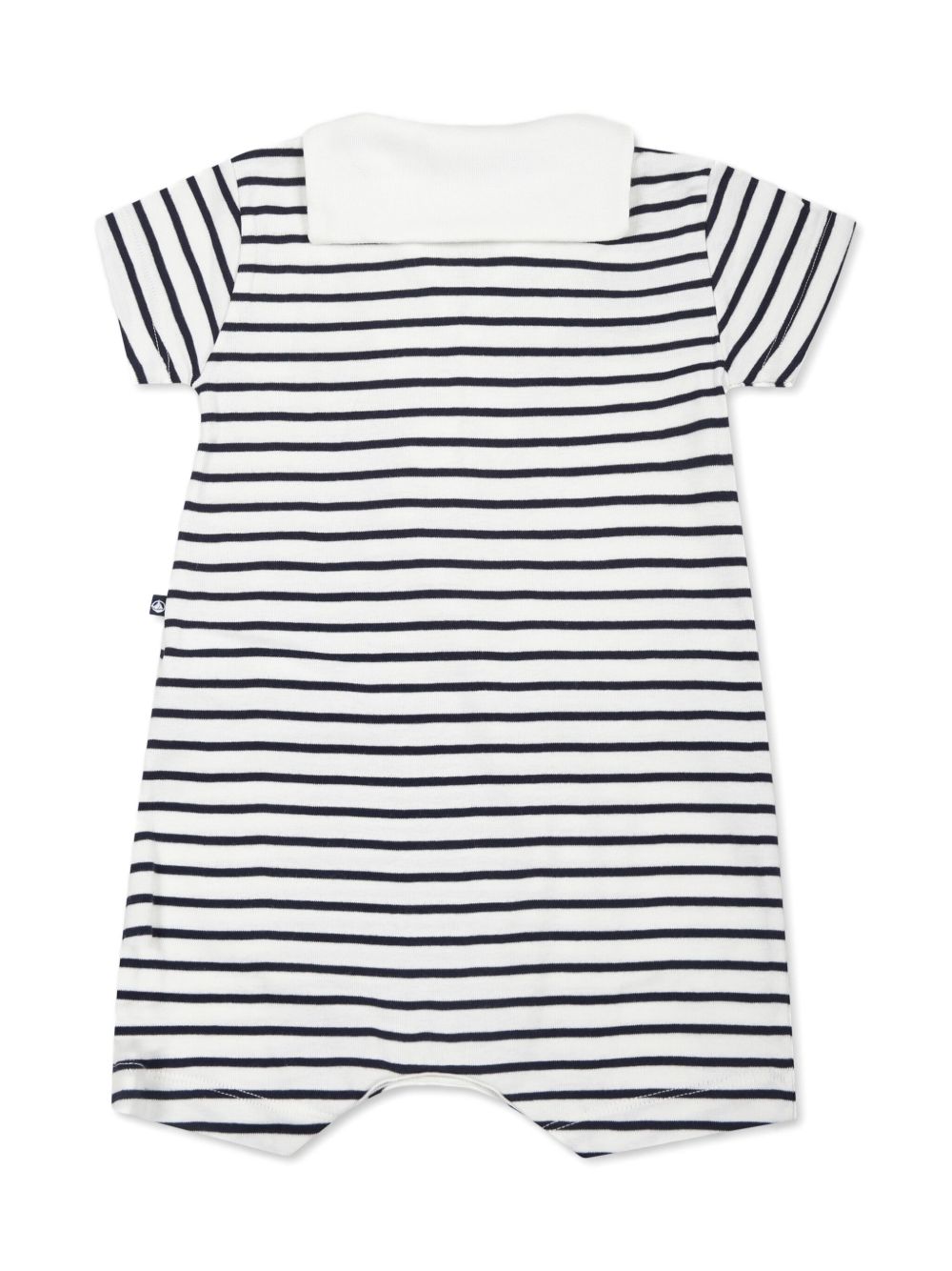 Tutina bianca e blu a righe A0CG2 01 PETIT BATEAU KIDS