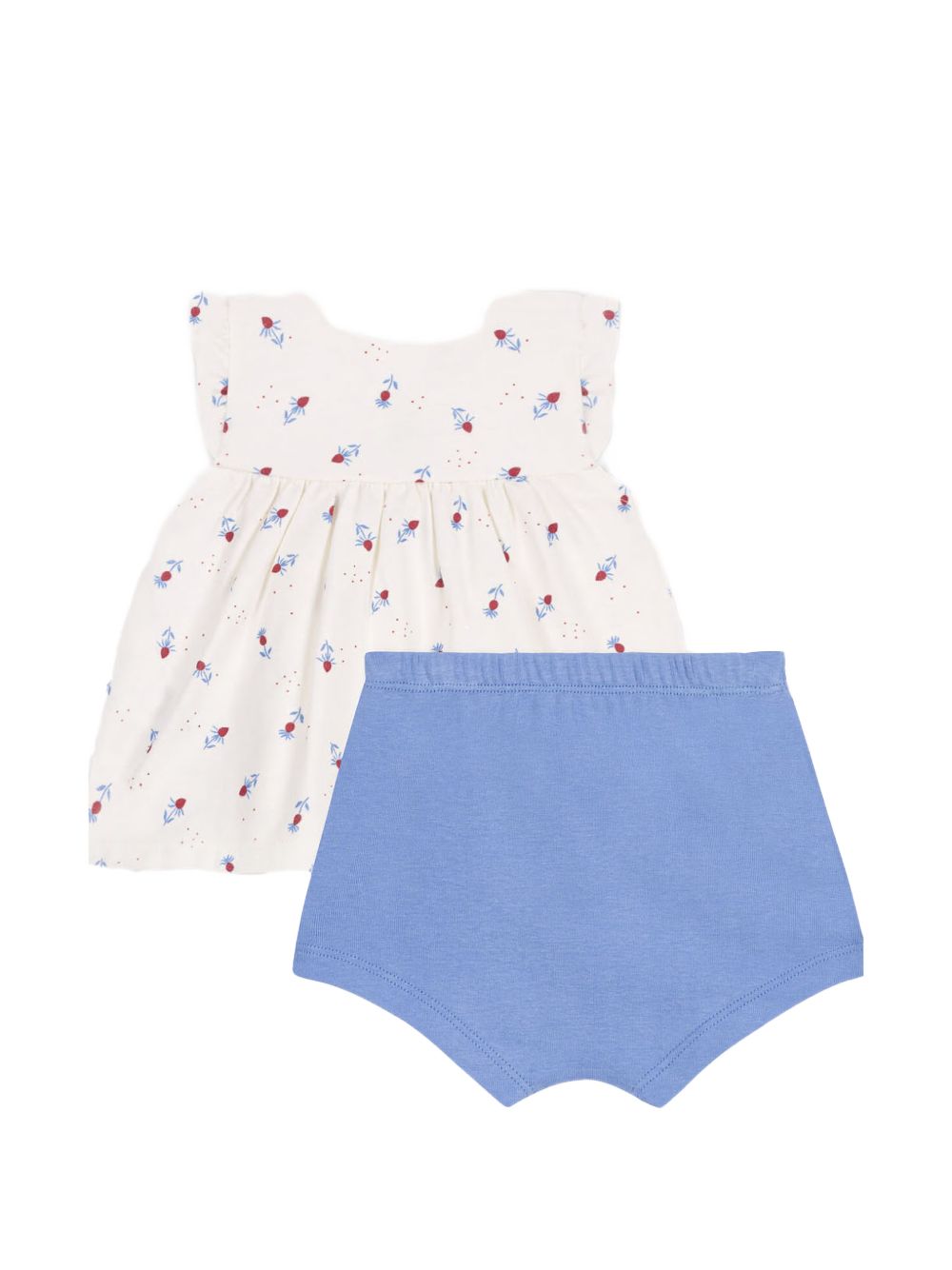 Completo floreale neonata con coulotte A0CGS 03 PETIT BATEAU KIDS