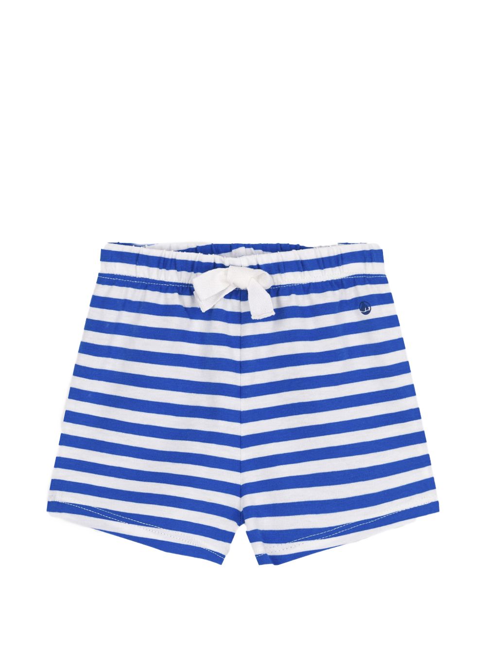 Bermuda bicolor a righe blu con fiocchetto A0CVI 01 PETIT BATEAU KIDS