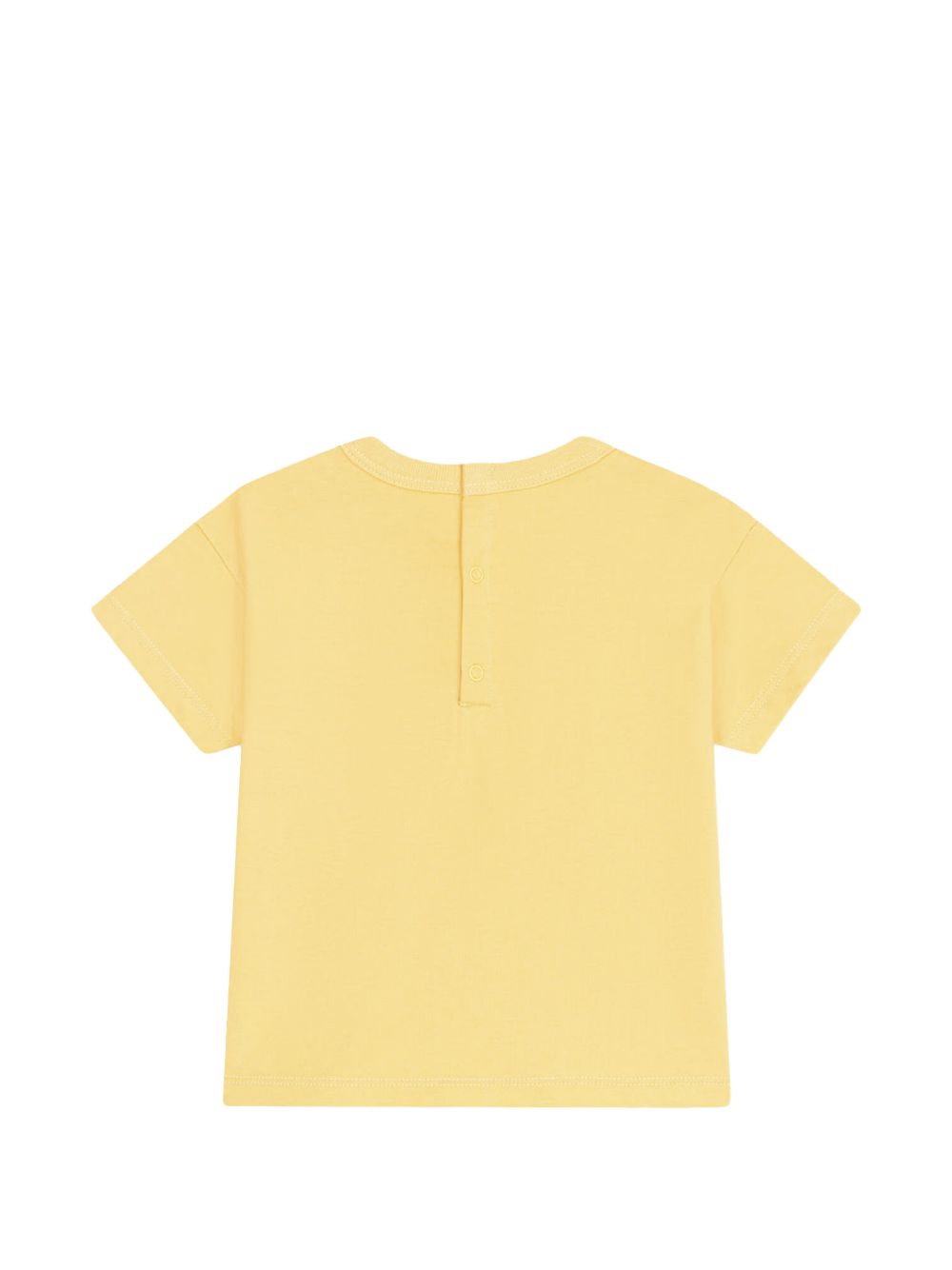T-shirt gialla logo frontale A0CWB 06 PETIT BATEAU KIDS