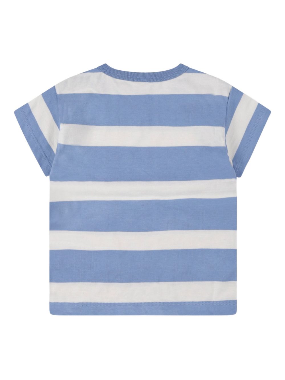 T-shirt blu fantasia a righe A0CWG 01 PETIT BATEAU KIDS