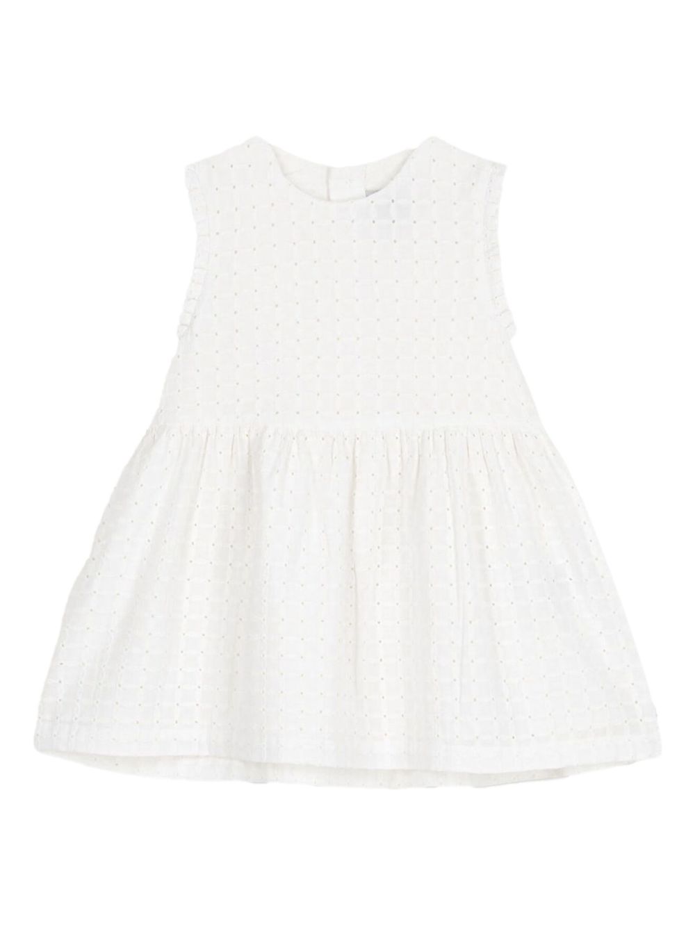 Abito crema in pizzo sangallo A0DCR 01 PETIT BATEAU KIDS