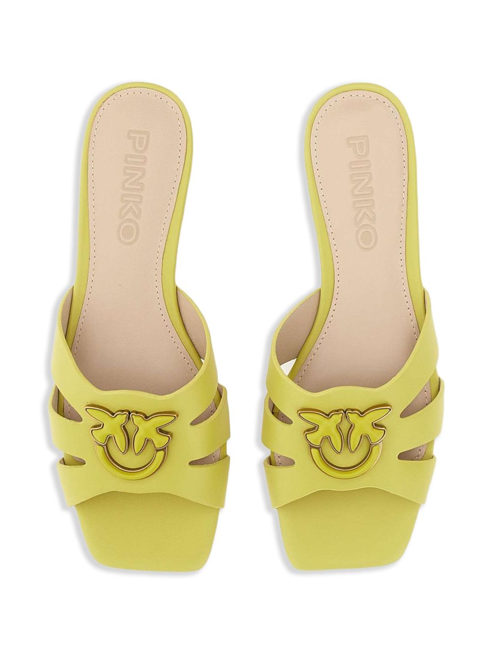 Ciabatta marli 09 giallo lime SD0313P003 S24 PINKO
