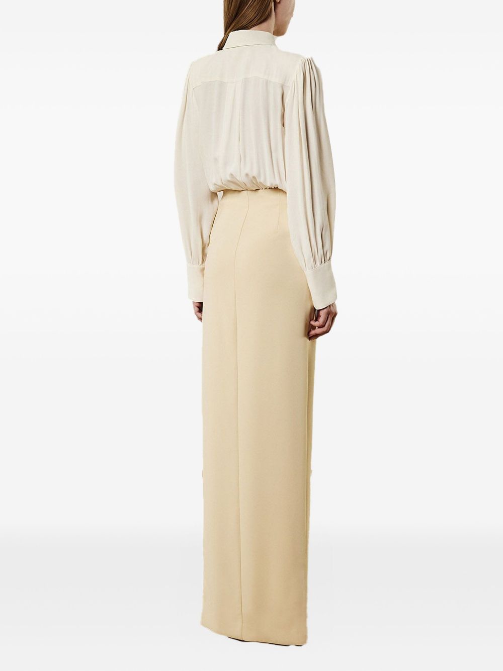 Abito monica beige x Elisabetta Franchi PE225DD1N13C11 659 PRONOVIAS PARTY EDIT