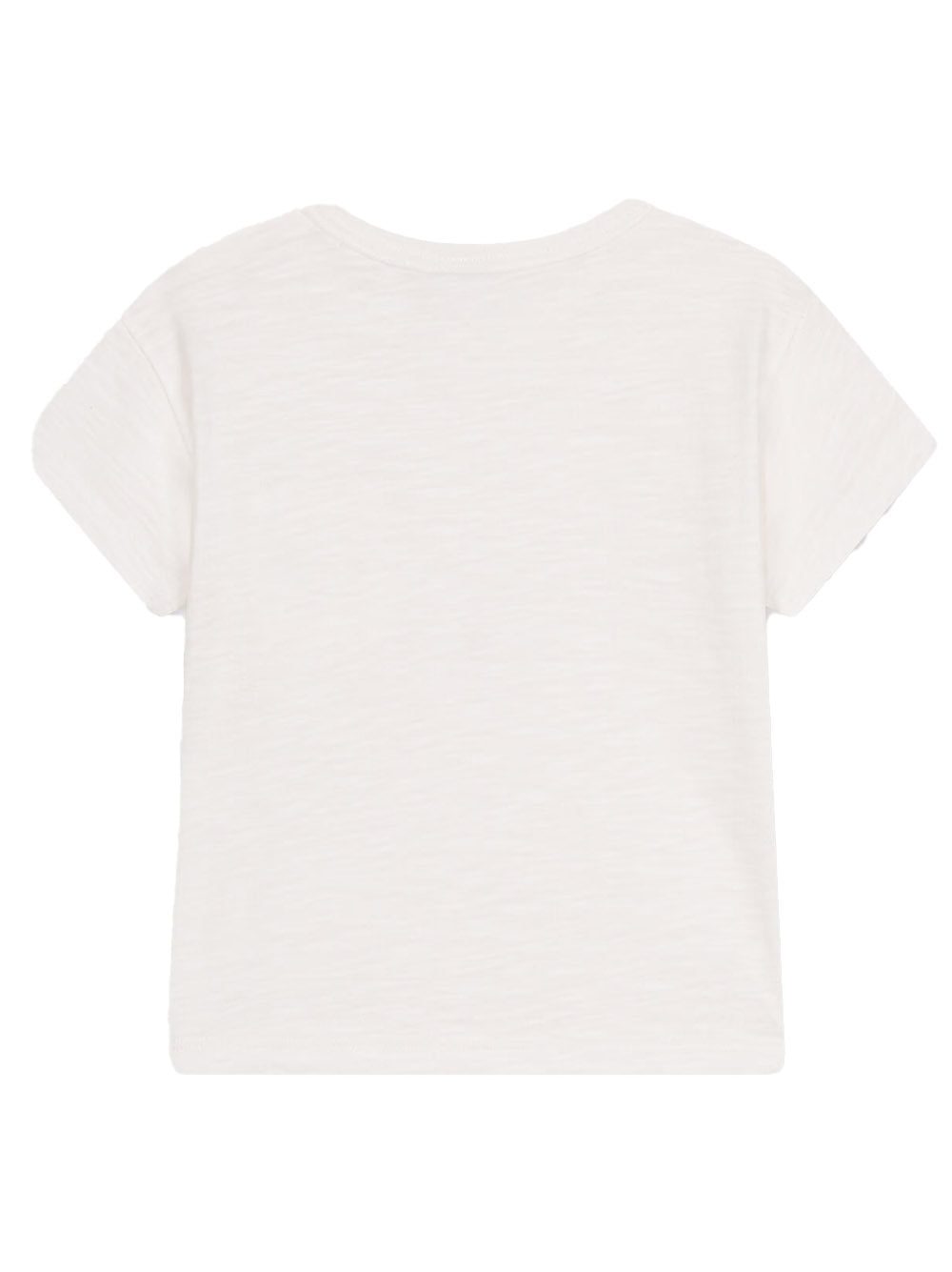T-shirt panna neonato con taschino A0A0S 09 PETIT BATEAU KIDS
