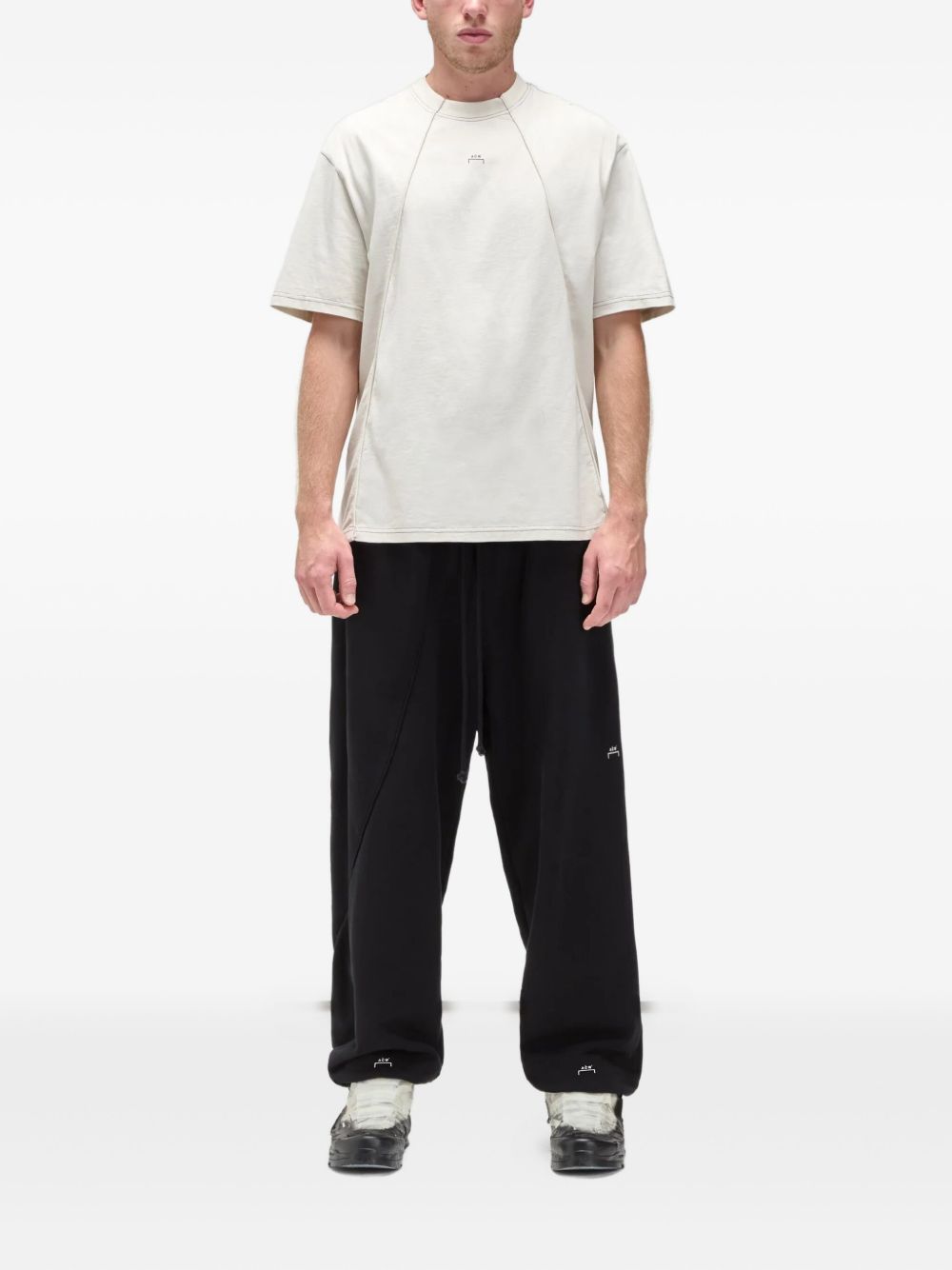 T-shirt a maniche corte con cuciture a vista ACWMTS230 BONE A-COLD-WALL*