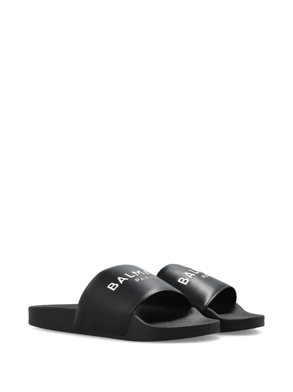 Sandali con fascia logata BX0P76Z3341 930BC BALMAIN KIDS