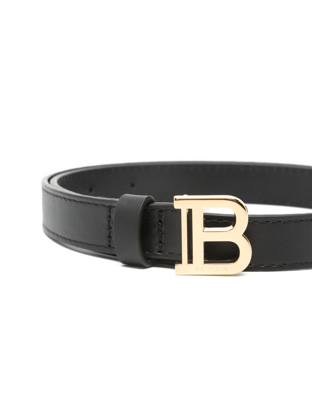 Cintura con fibbia logo dorata BY0C01Z1371 930OR BALMAIN KIDS
