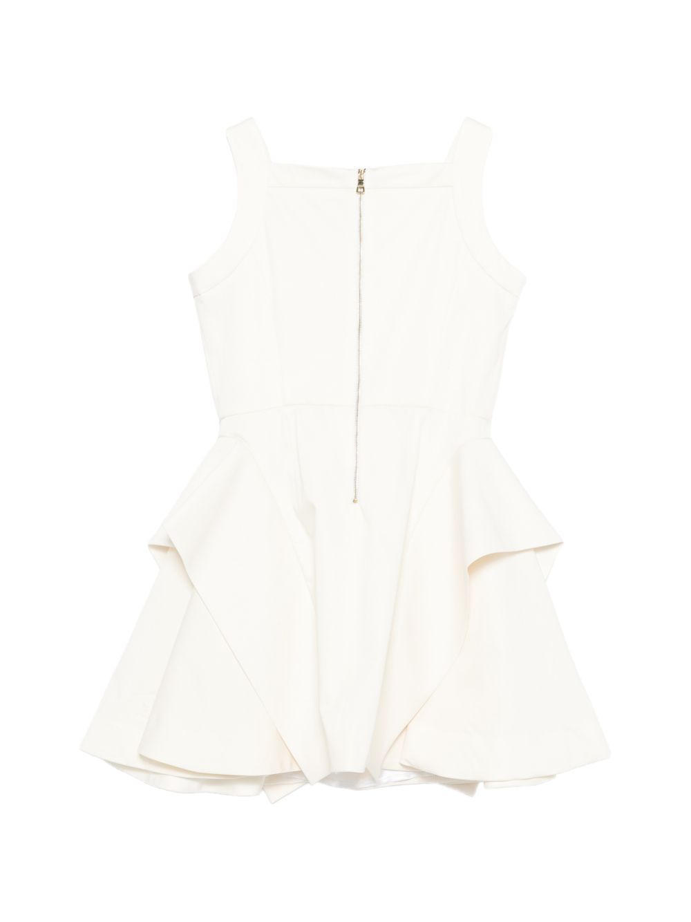 Abito senza maniche con bottoni dorati BY1B92P0484 100 BALMAIN KIDS