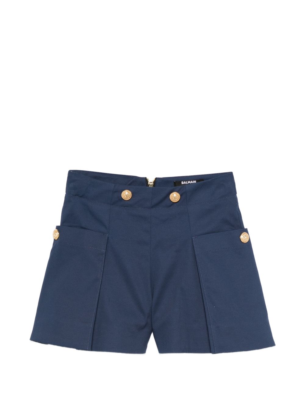 Shorts con bottoni dorati BY6C09G0197 620 BALMAIN KIDS