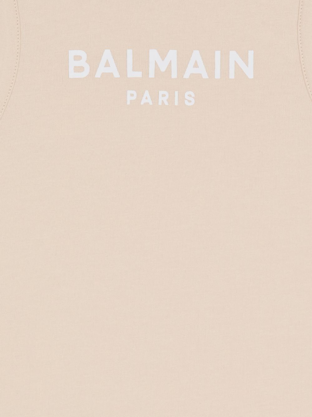 Abito senza maniche con scollo rotondo BY8A12Z3277 107BC BALMAIN KIDS