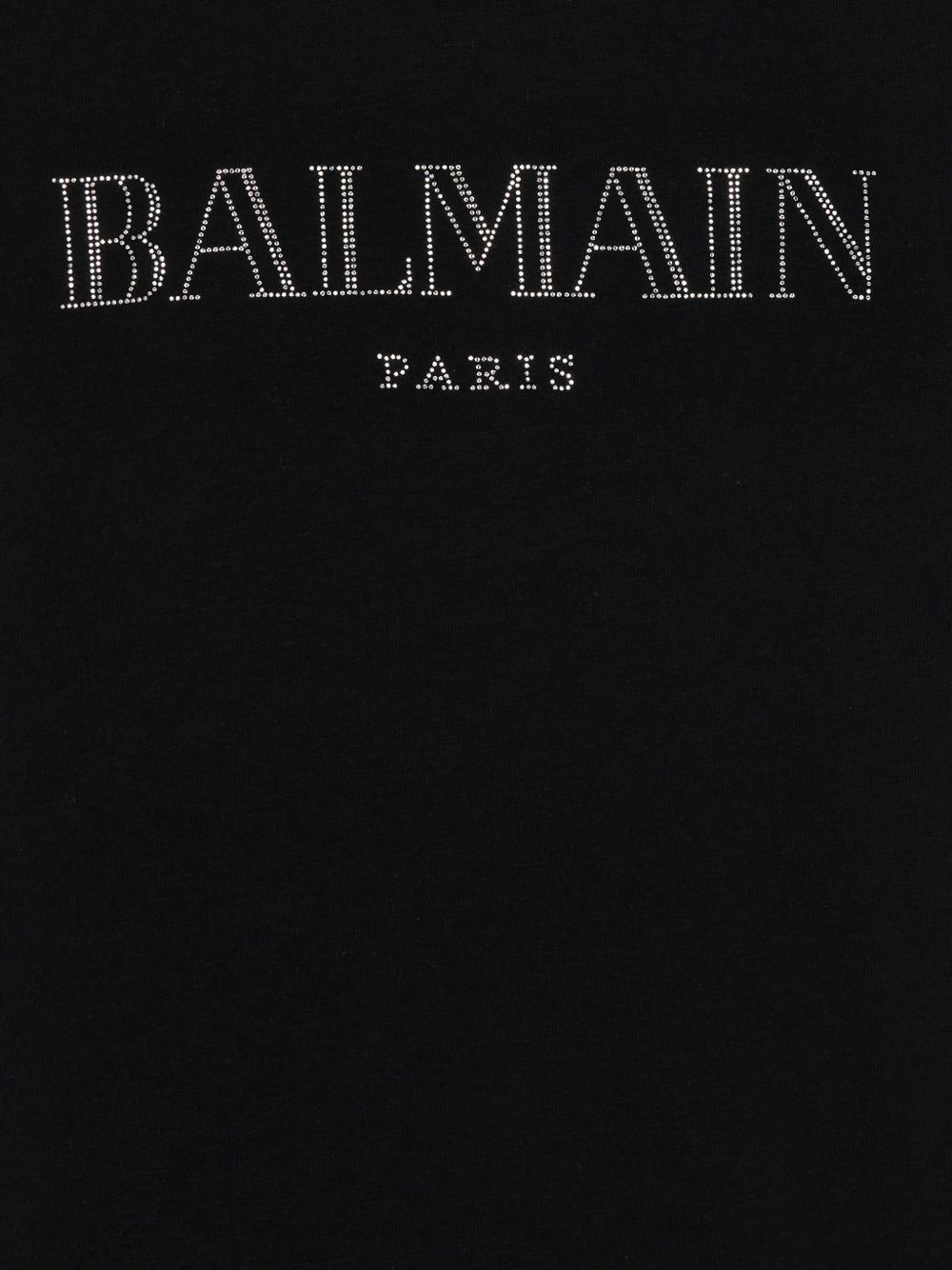 T-shirt in cotone con bottoni dorati BY8A51Z3277 930 BALMAIN KIDS
