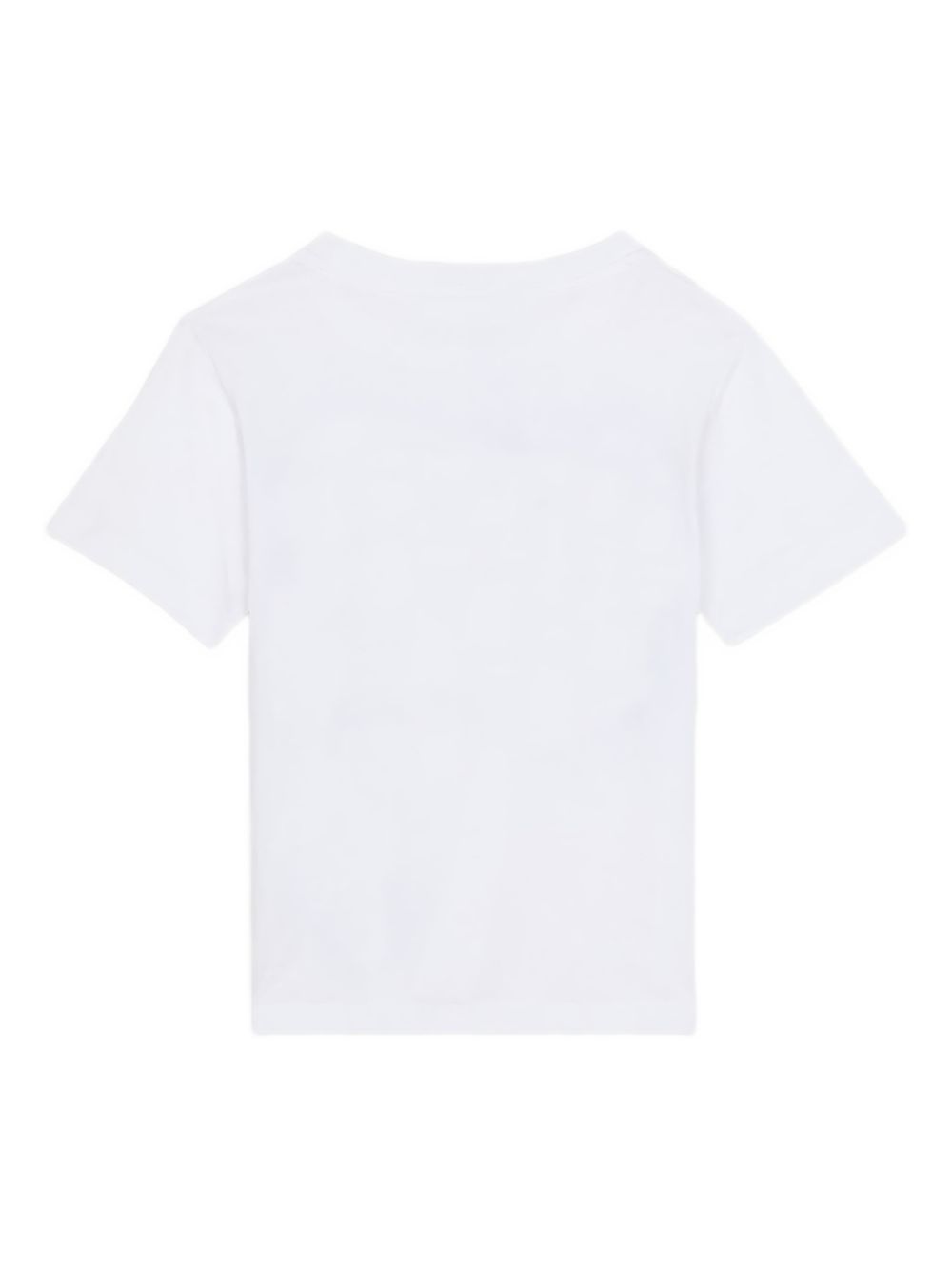 T-shirt con logo frontale BY8P11Z3672 100BL BALMAIN KIDS