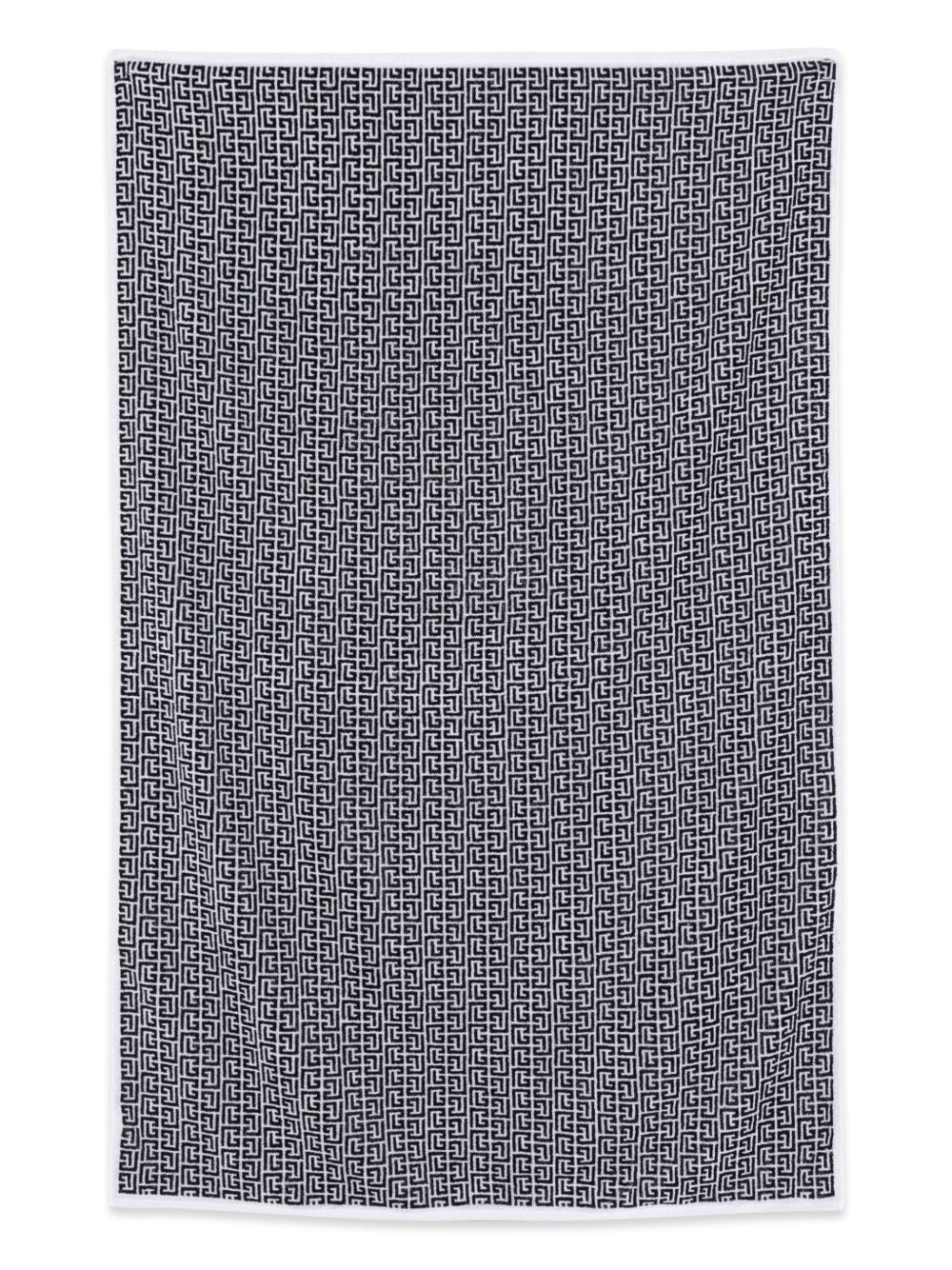Telo da mare con stampa geometrica BYCP40Z2228 100NE BALMAIN KIDS