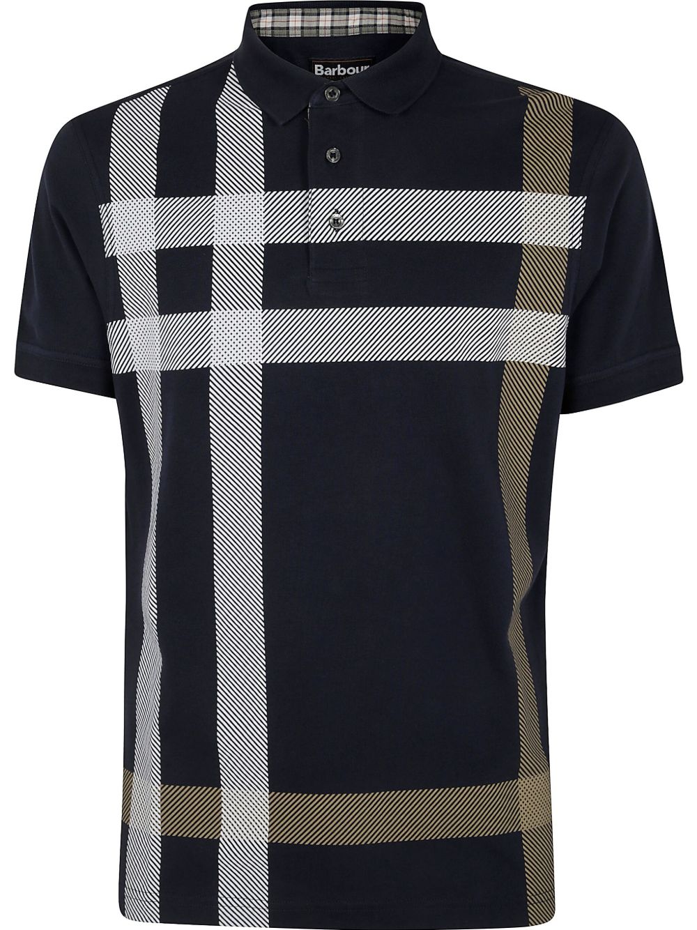 Polo con stampa check MML1117 NY94 BARBOUR