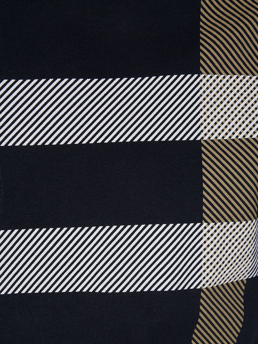 Polo con stampa check MML1117 NY94 BARBOUR
