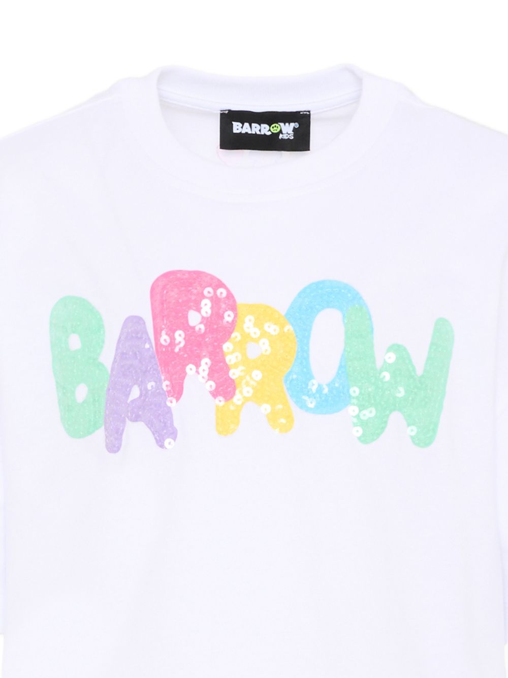 T-shirt in cotone a maniche corte S6BKJGTH132 002 BARROW KIDS