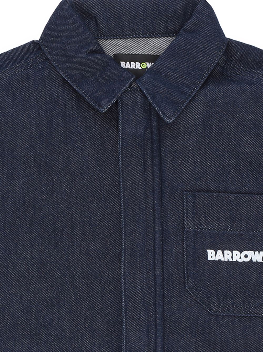 Giacca in denim con zip S6BKJUJK172 126 BARROW KIDS