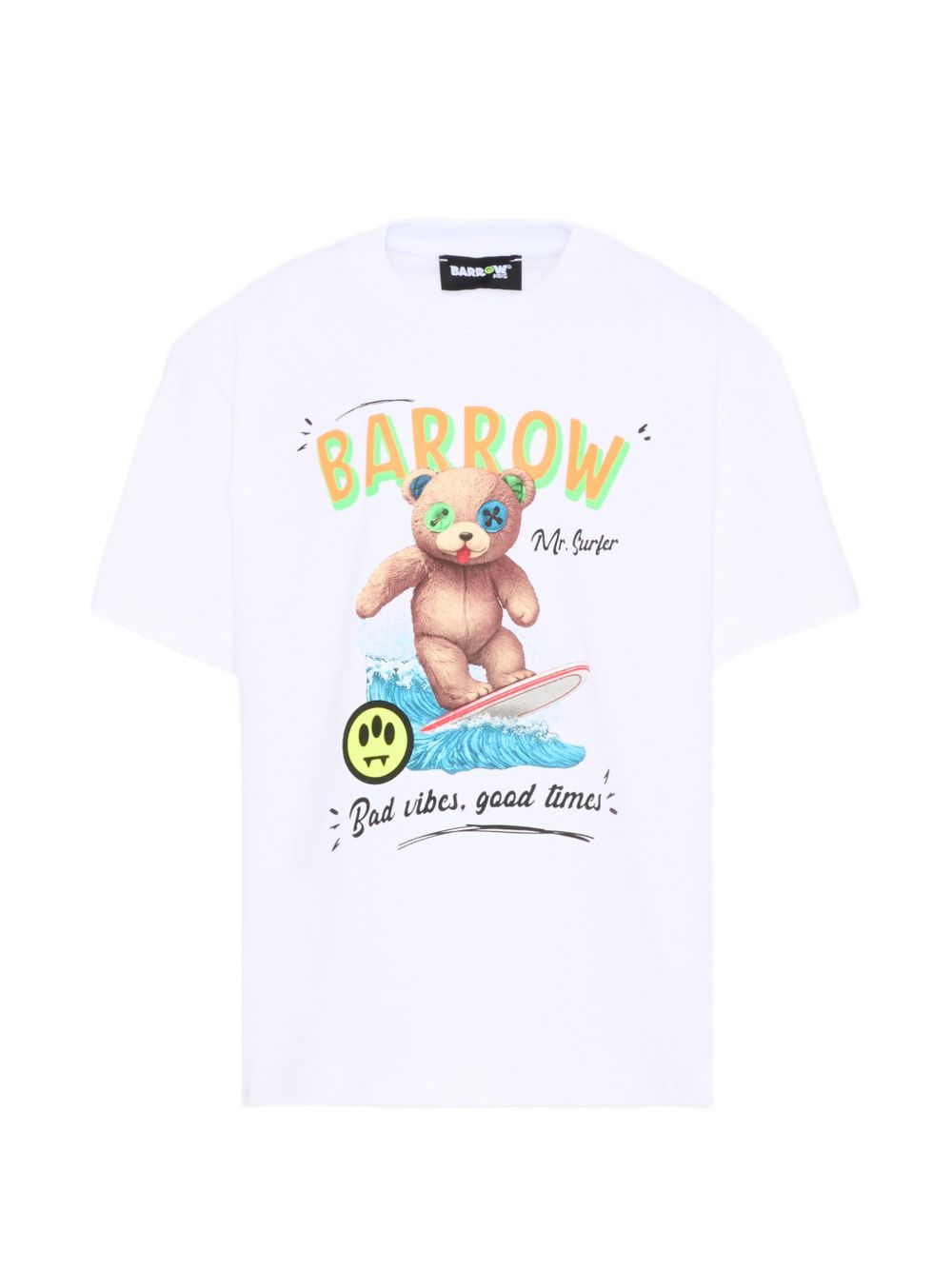 T-shirt in cotone con stampa grafica S6BKJUTH239 002 BARROW KIDS