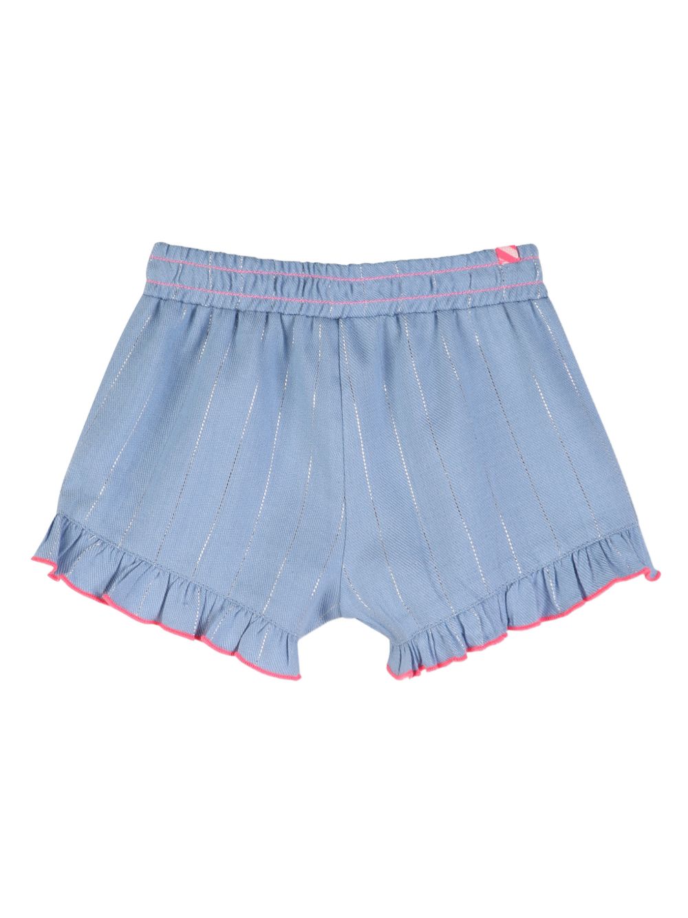 Shorts in cotone con balze U21783 Z04 BILLIE BLUSH KIDS