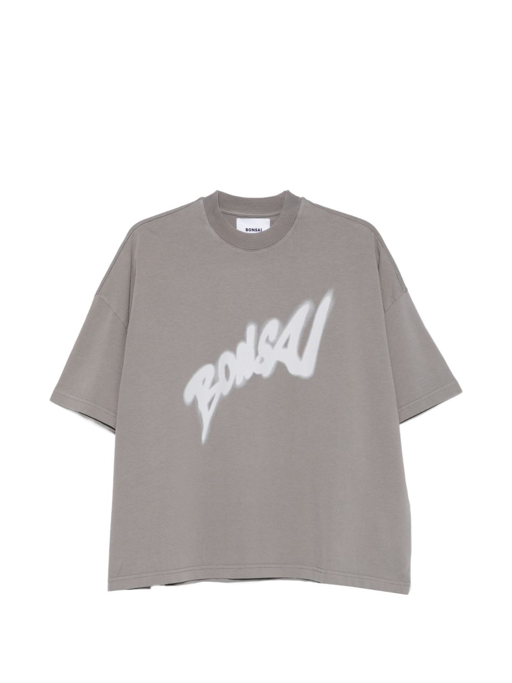 T-shirt oversize con logo spray TS002002 BRUSHEDNICKEL BONSAI