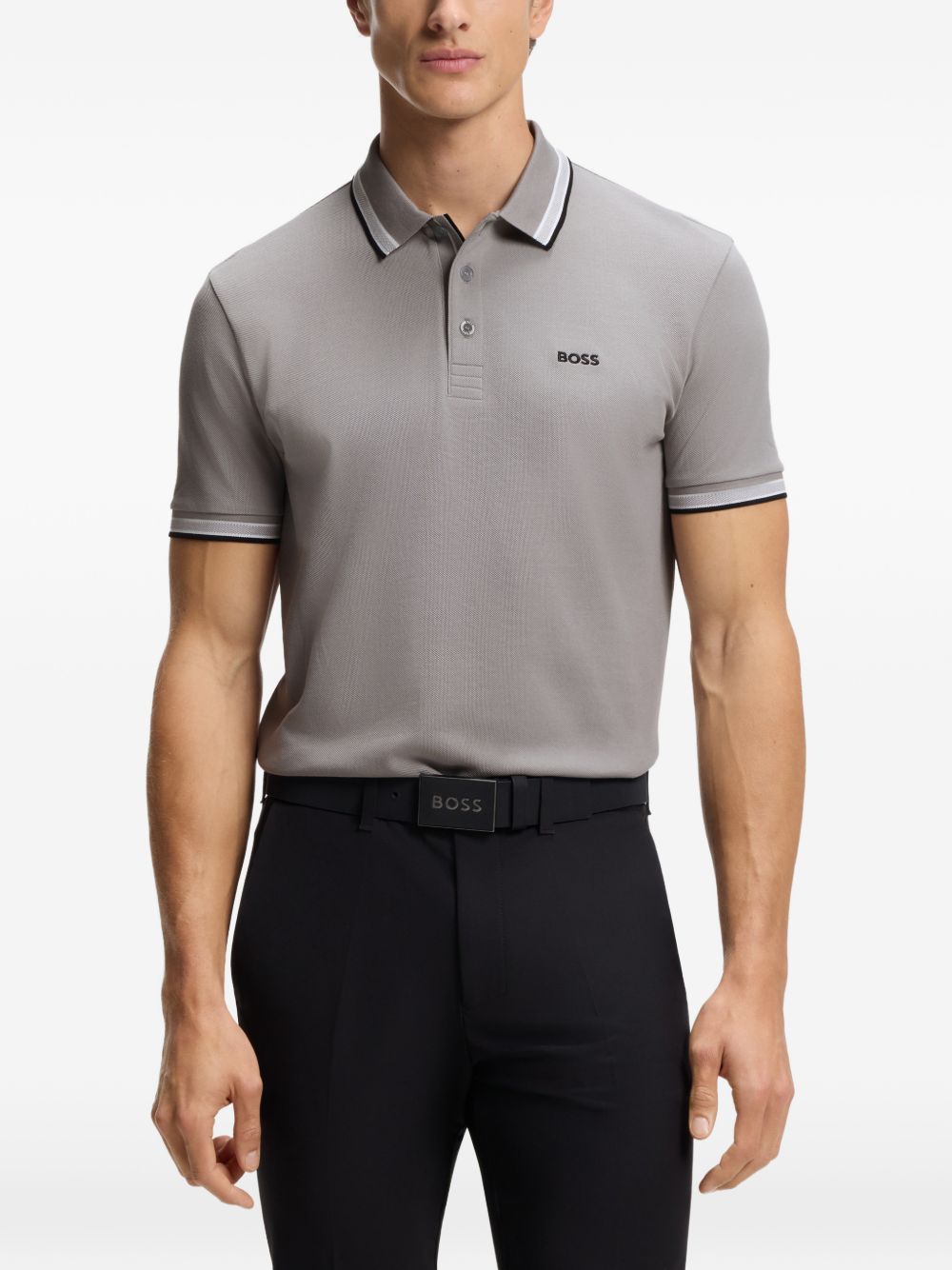 Polo con placca bottoni 50469055 068 BOSS
