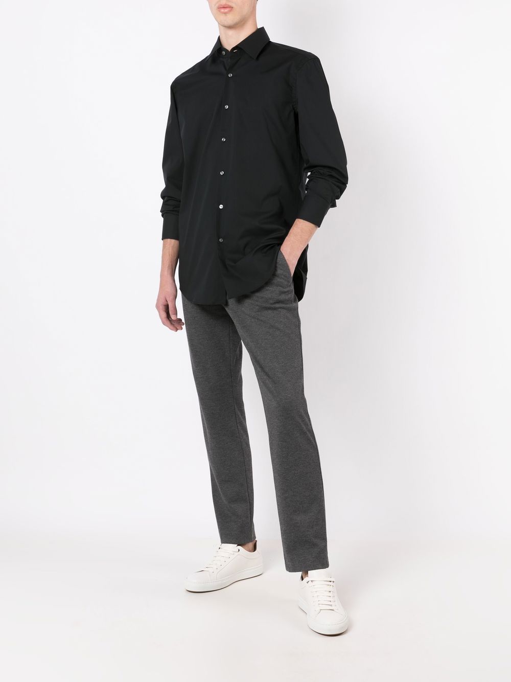 Camicia con colletto classico 50469345 001 BOSS