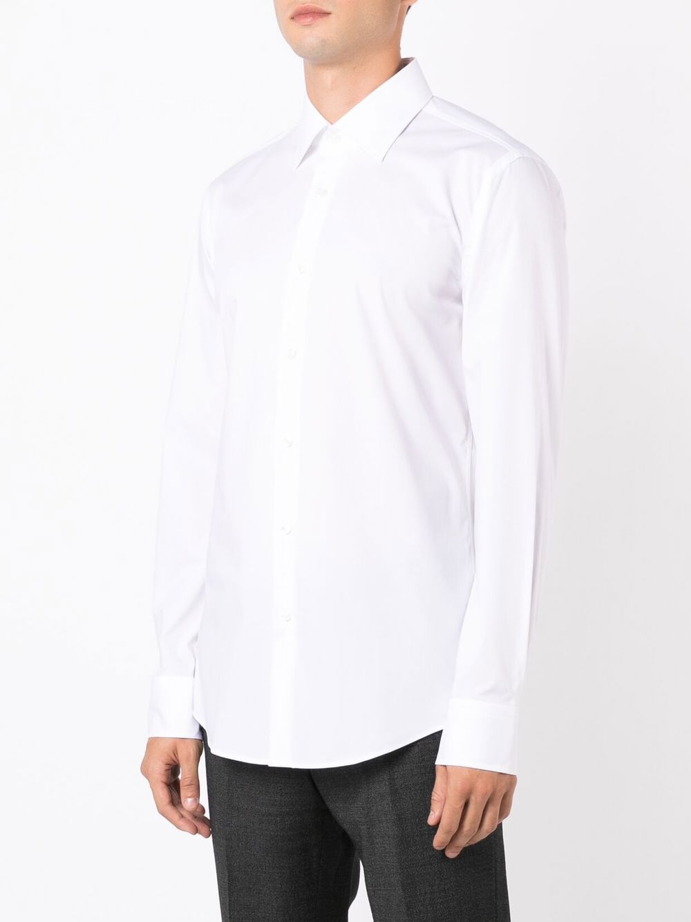 Camicia bianca colletto classico 50469345 100 BOSS