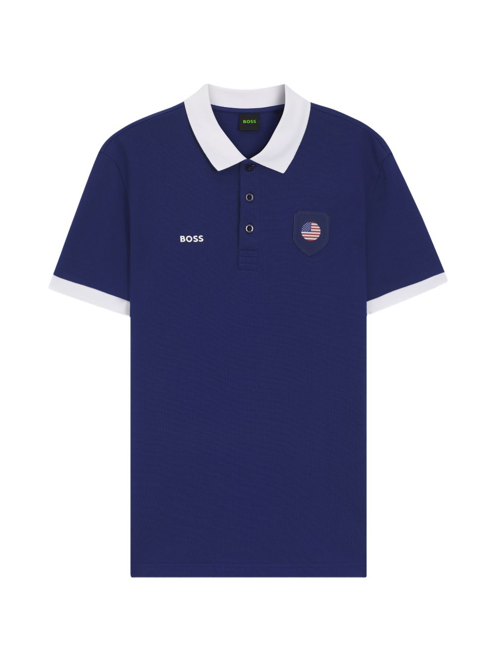 Polo con bordi a contrasto 50559263 421 BOSS