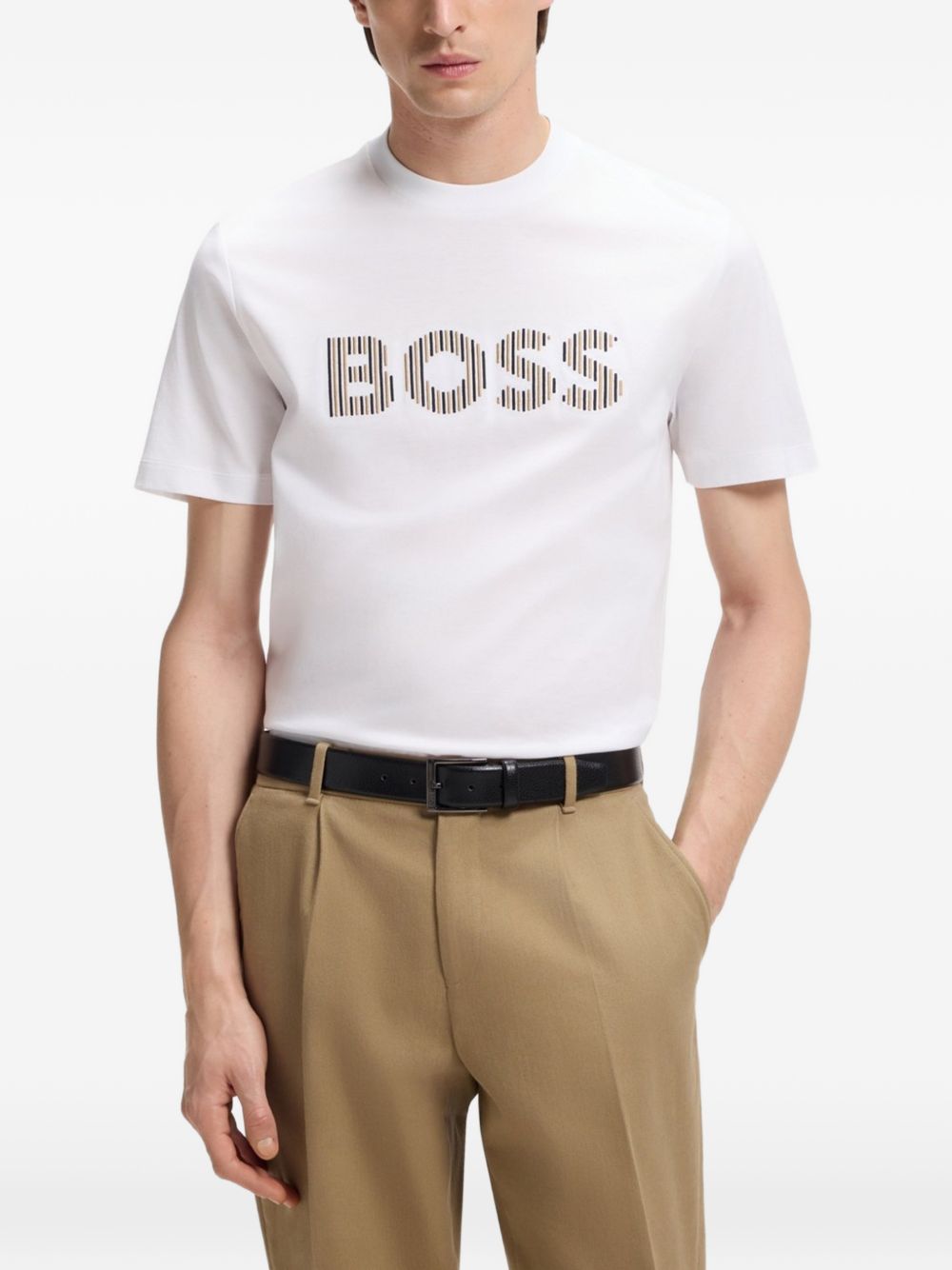 T-shirt con logo grafico 50560466 101 BOSS