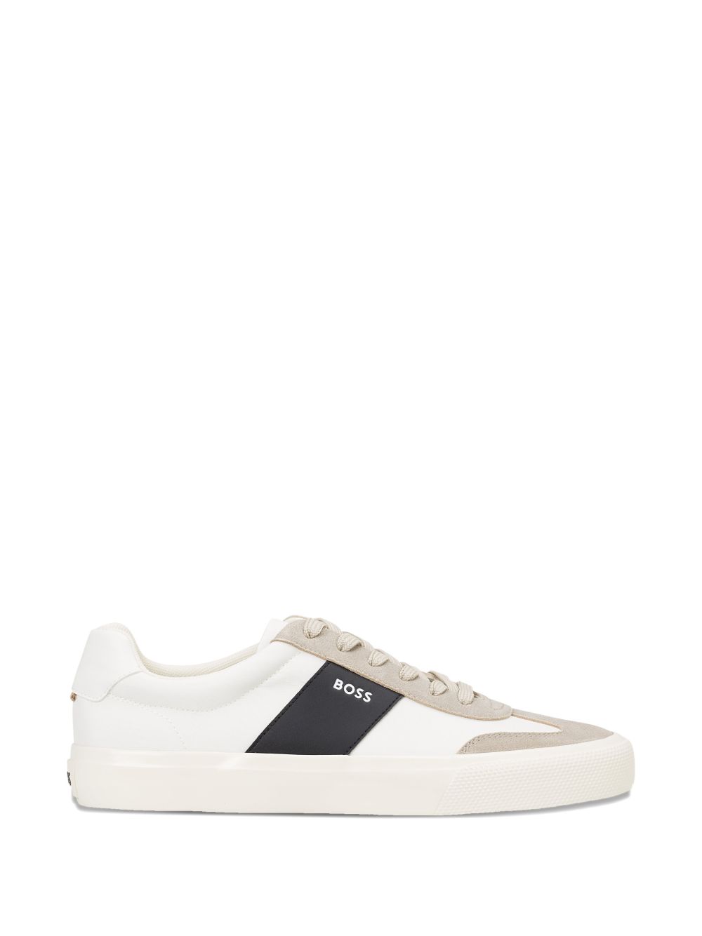 Sneakers in pelle con pannello a contrasto 50563847 271 BOSS