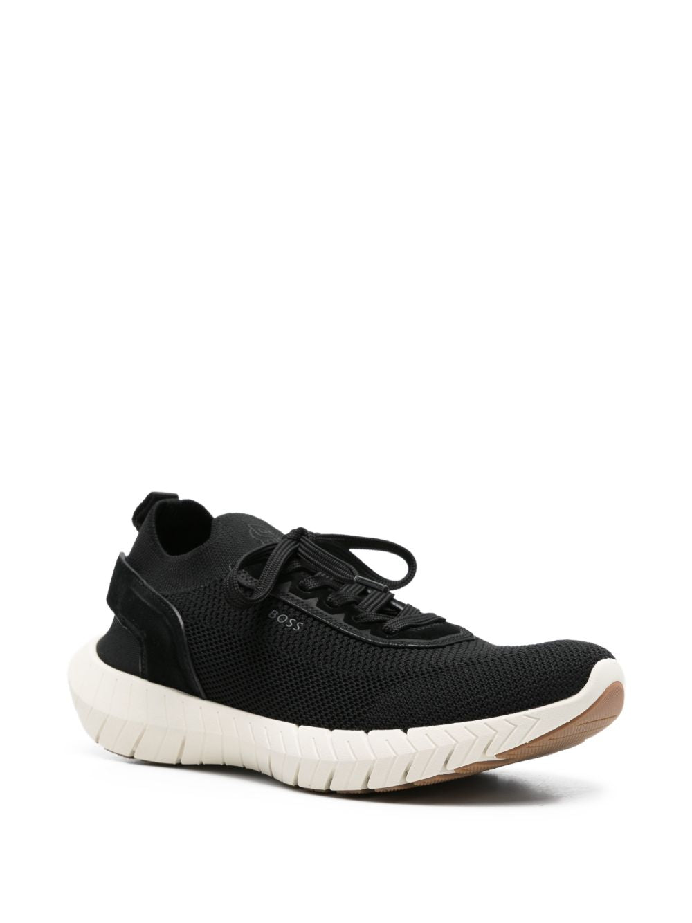 Sneakers in poliestere riciclato con allacciatura 50563857 001 BOSS