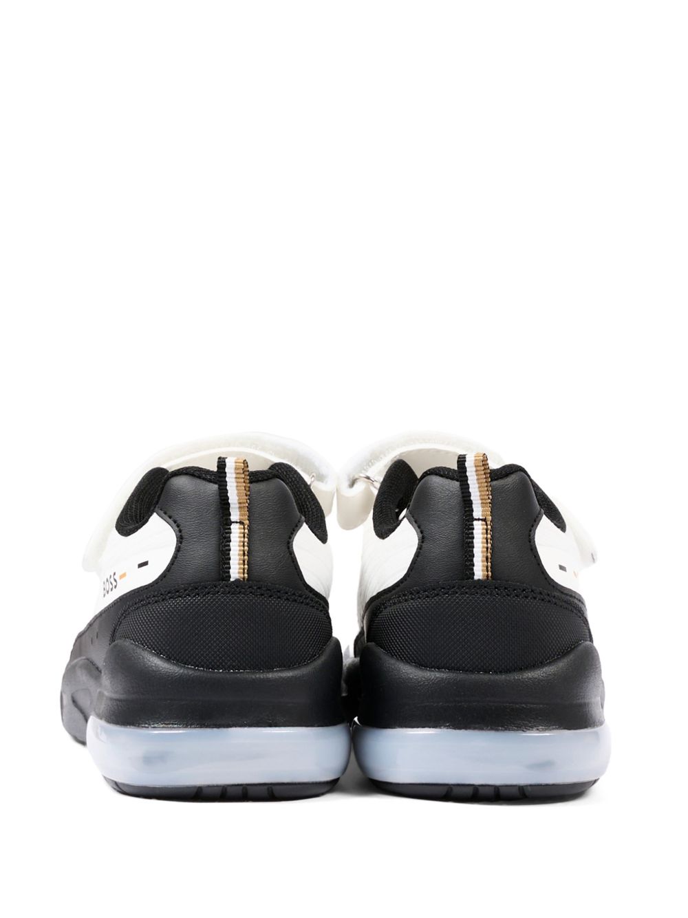 Sneakers in pelle con chiusura a strappo J52830 10P BOSS KIDSWEAR