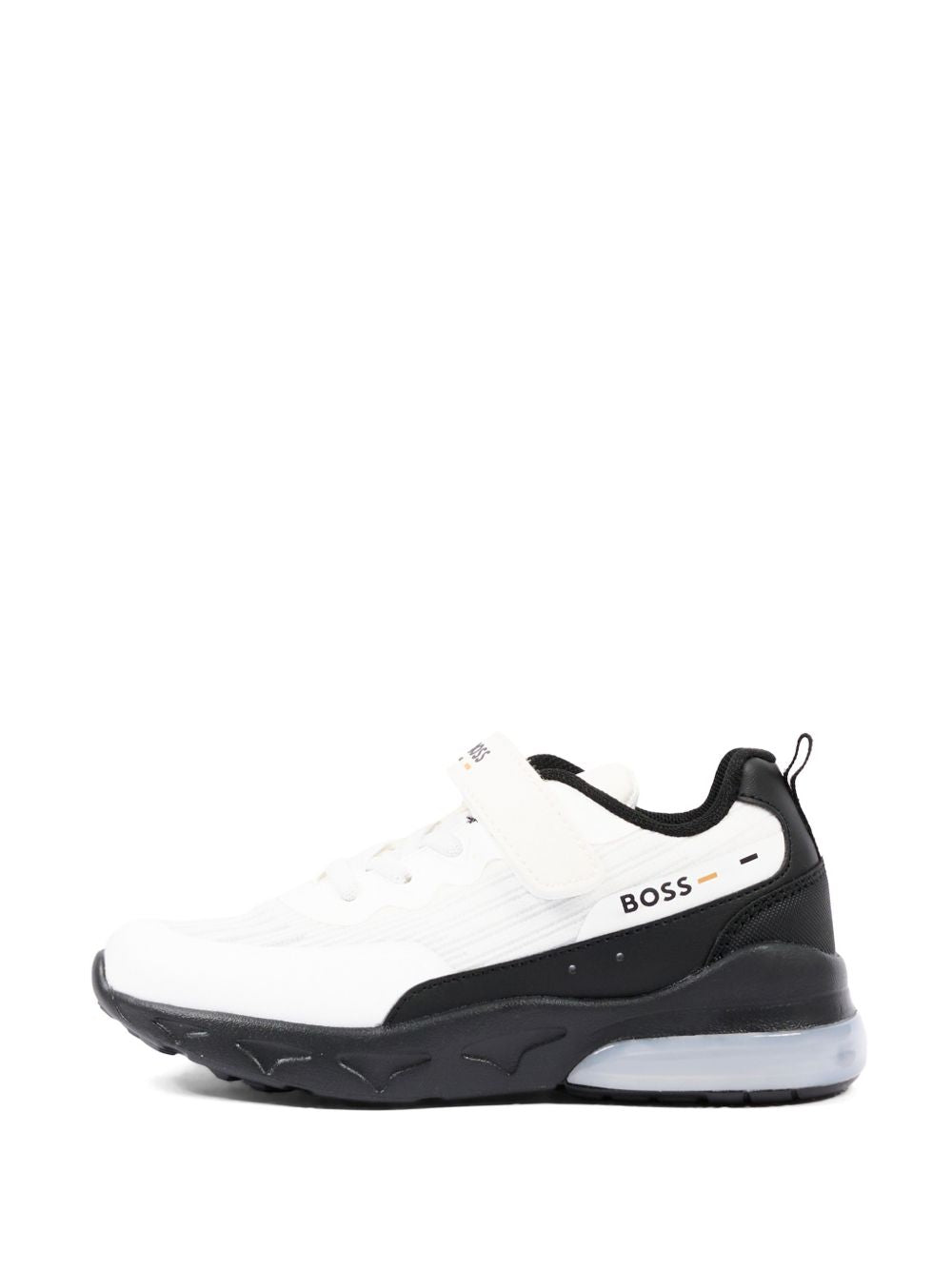 Sneakers in pelle con chiusura a strappo J52830 10P BOSS KIDSWEAR