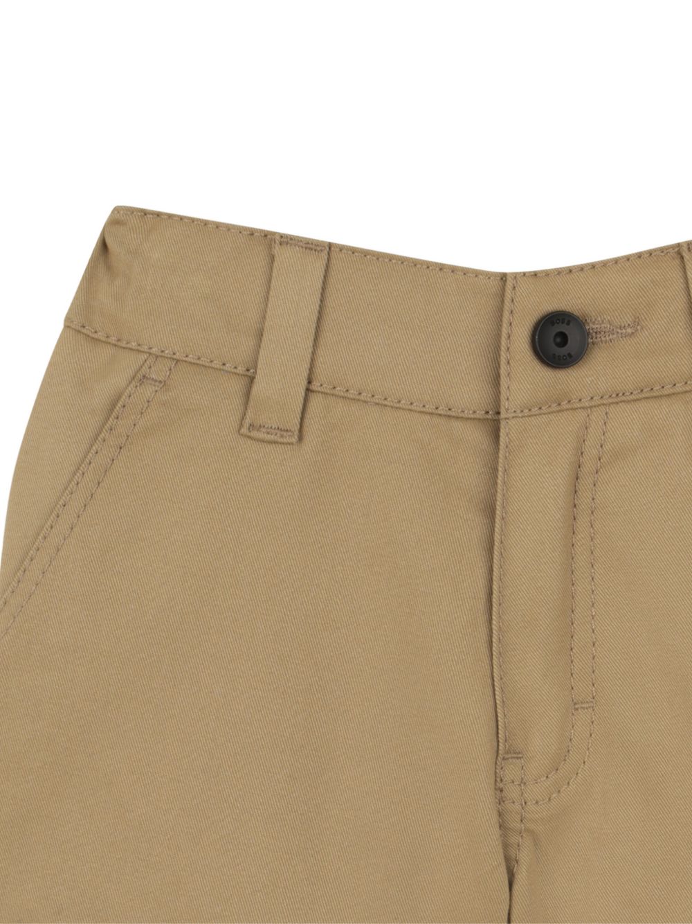 Bermuda in cotone cammello J52870 295 BOSS KIDSWEAR