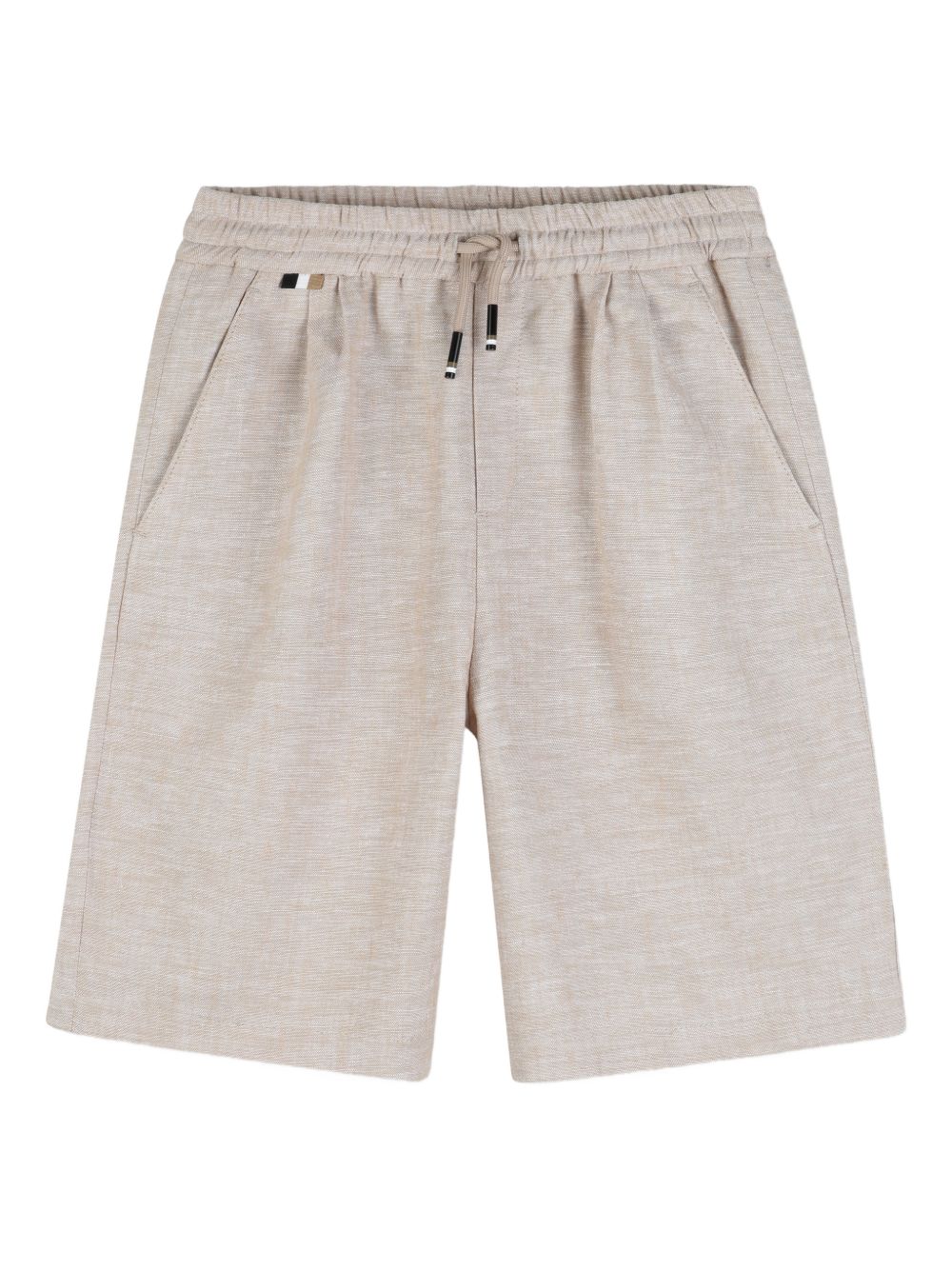 Bermuda in lino con coulisse J52875 130 BOSS KIDSWEAR