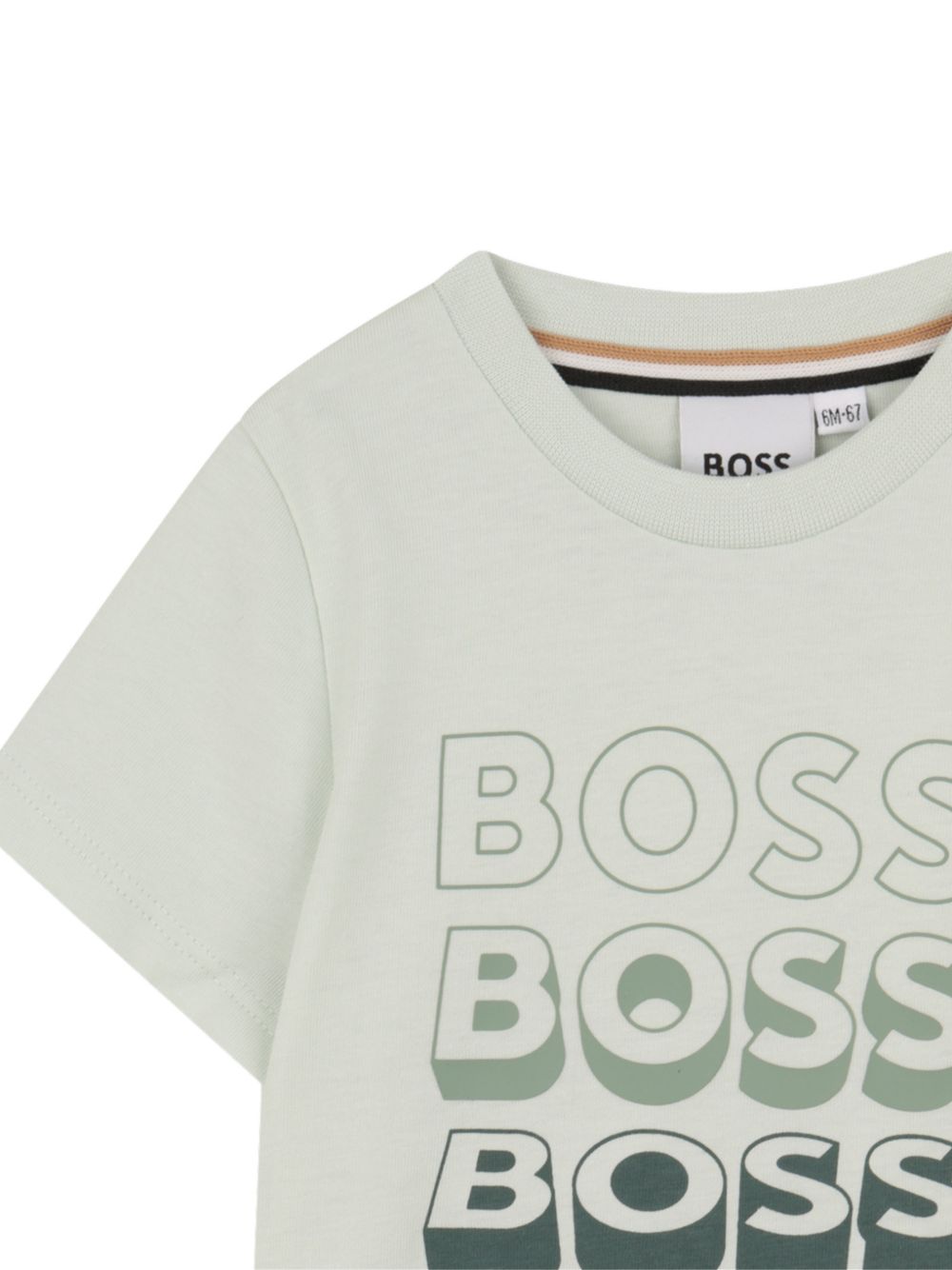 T-shirt stampa logo multicolor J52889 73K BOSS KIDSWEAR