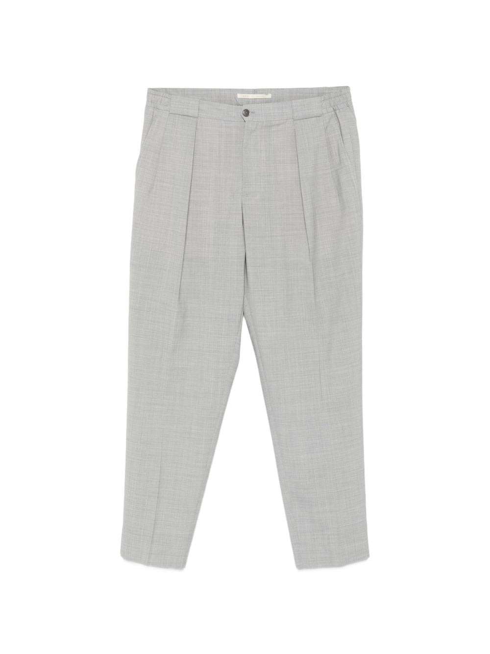 Pantaloni in lana vergine con pieghe PORTOBELLOS300082 00040 BRIGLIA