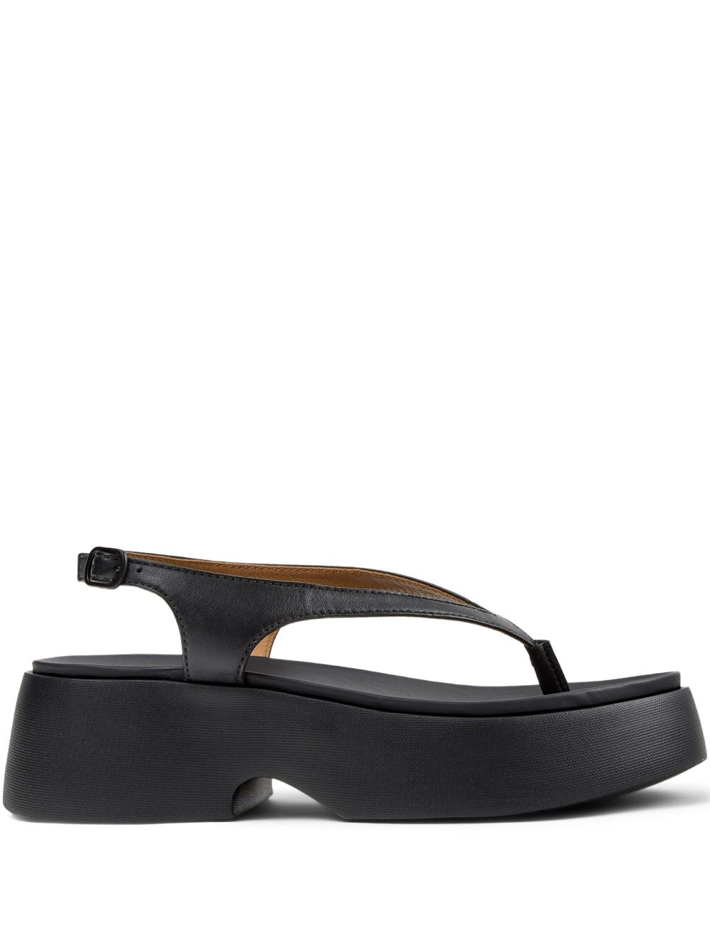 Sandali platform in pelle con cinturino alla caviglia K201859 001 CAMPER