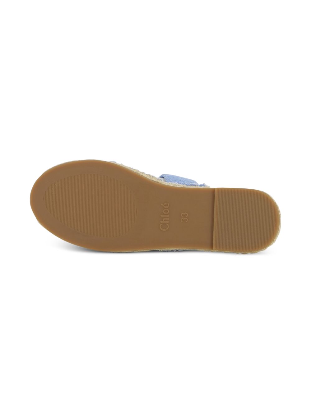 Sandali espadrillas in tessuto con logo C20885 Z10 CHLOE KIDS