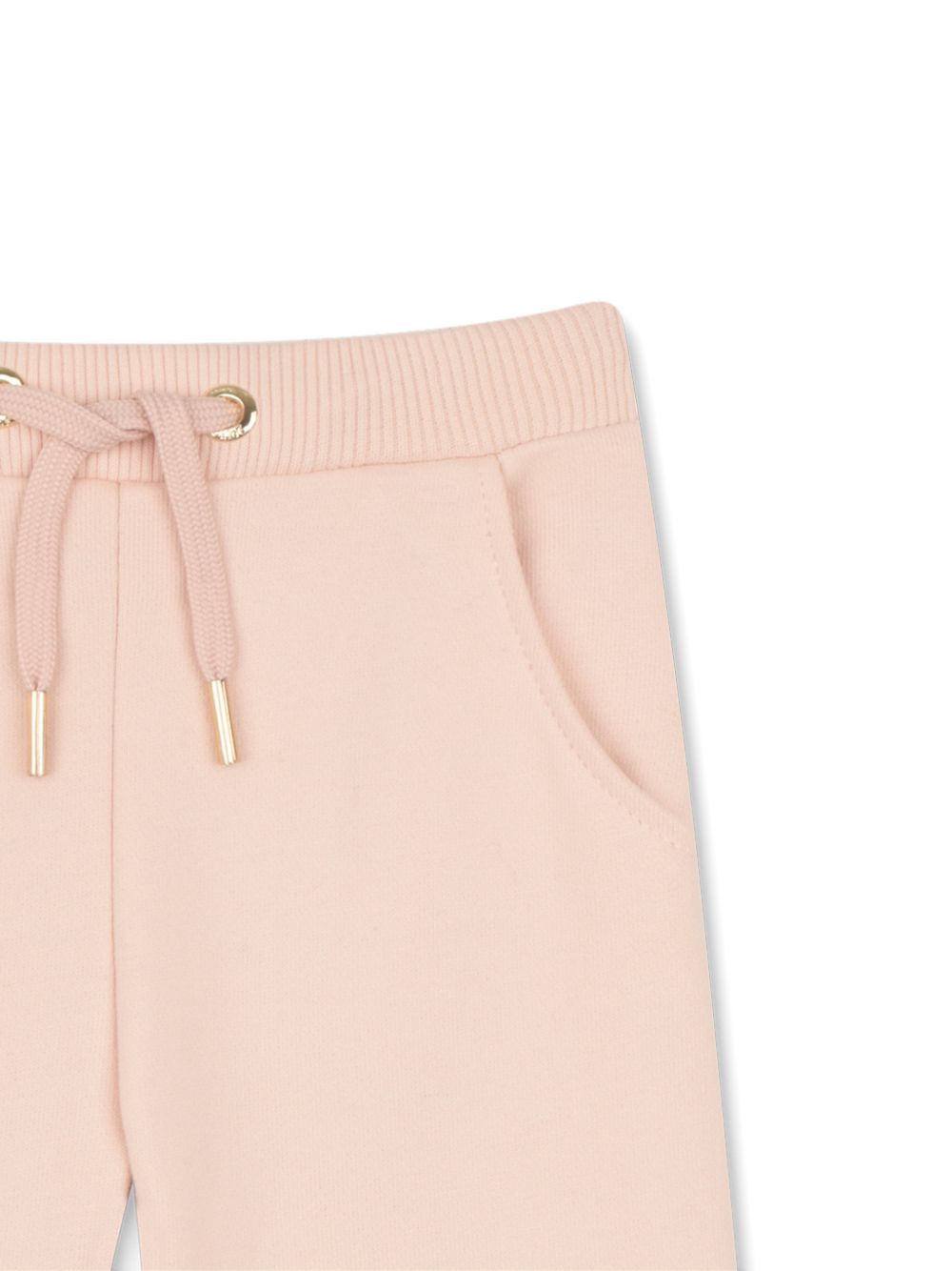 Pantaloni in cotone con cordoncino C20904 46J CHLOE KIDS