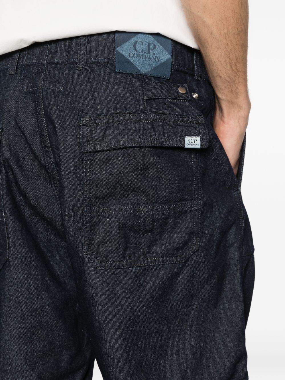 Shorts in denim con tasche 20CMBE180A110295W D08 CP COMPANY