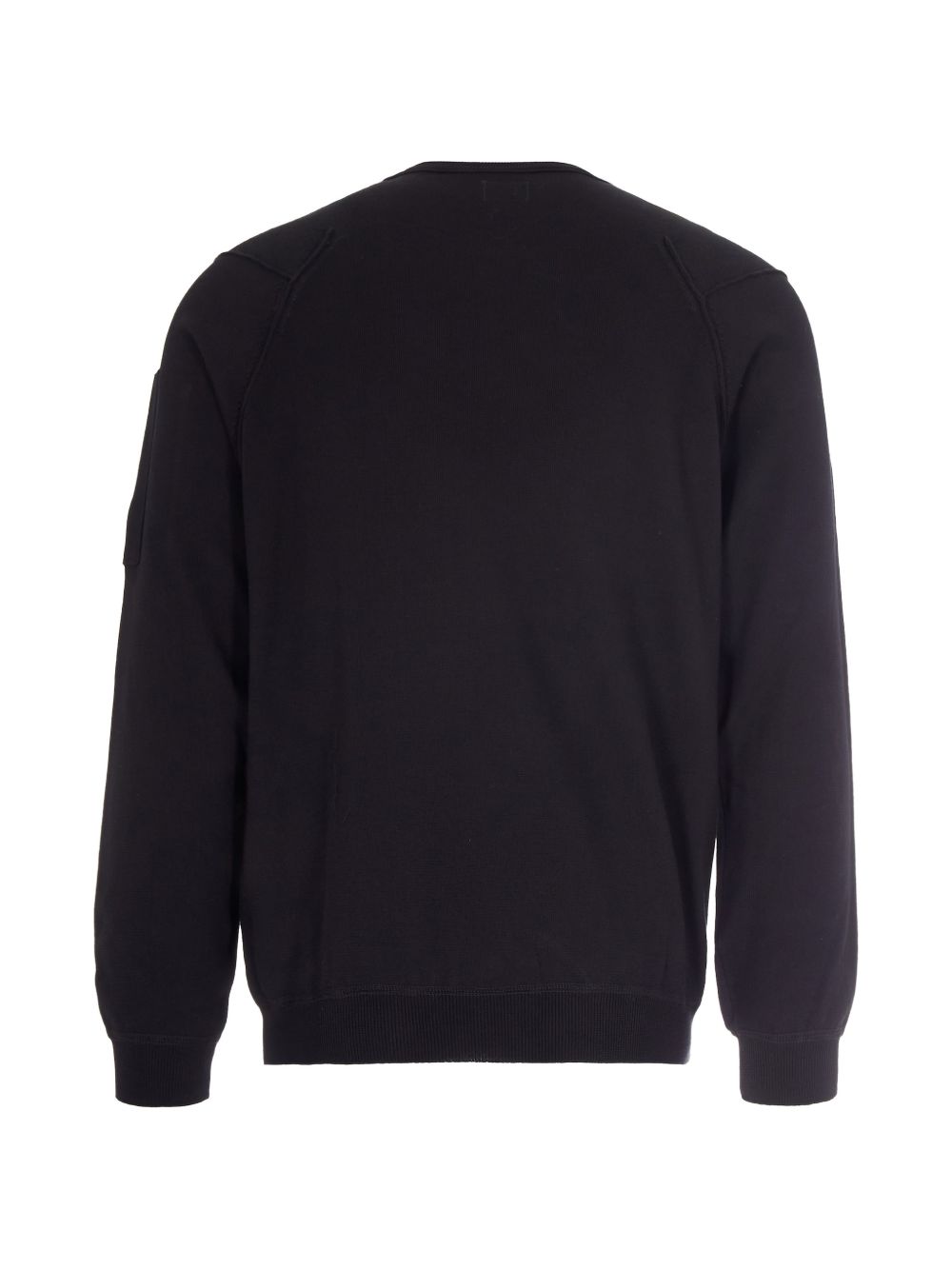 Maglia girocollo con logo sul braccio 20CMKN183A110560A 999 CP COMPANY